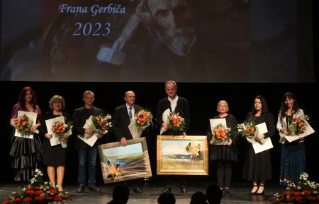 PODELITEV NAGRAD IN PRIZNANJ  FRANA GERBIČA ZA LETO 2023 41 FOTO LJUBO VUKELIČ